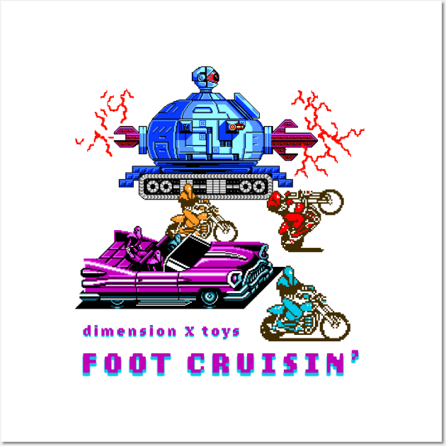 foot cruisin' Wall Art by dimensionxtoys